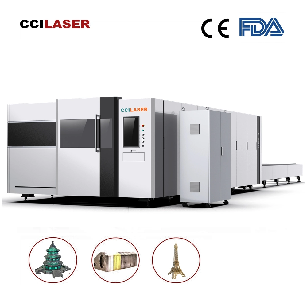 OEM/ODM Chinese Manufacturer CNC Metal Sheet Laser Cutting with Closed Case Ipg/Raycus/ Max Fiber Laser Cutting Machine for Plates