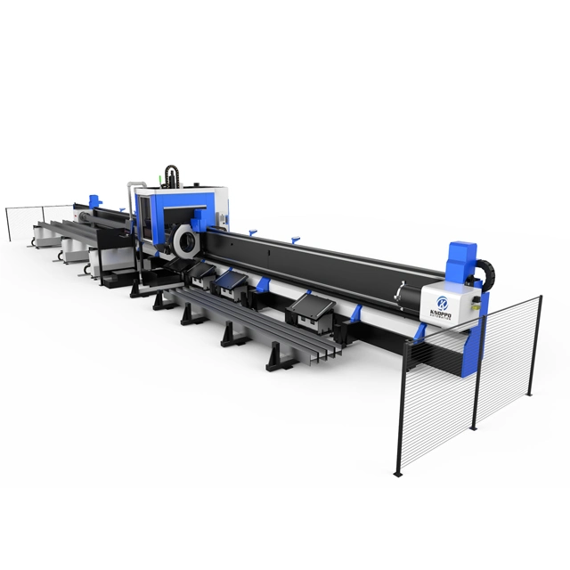 6m 9m 12m Tube Laser Cutter Angle Channel Steel H Beam Steel Pipe Laser Cutting Machine for Round Square Rectangle Tube