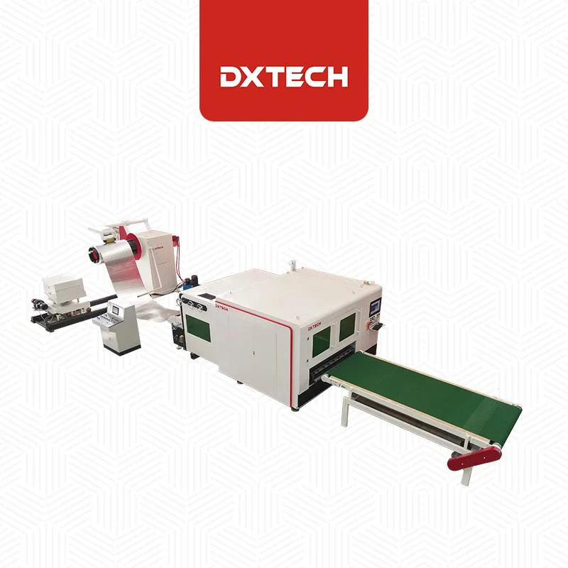 Dxtech Metal Coil Auto Fed Fiber Laser Cutting Machine Production