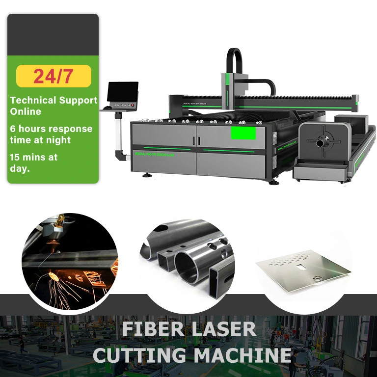 3000W 12kw CNC Metal Pipe Fiber Laser Cutting Tube Machine for Stainless Steel Tube