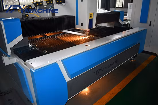 Fabricación 1500W 1kw 3kw 6kw Máquina de corte por láser CNC de metal Máquina de corte por láser de fibra