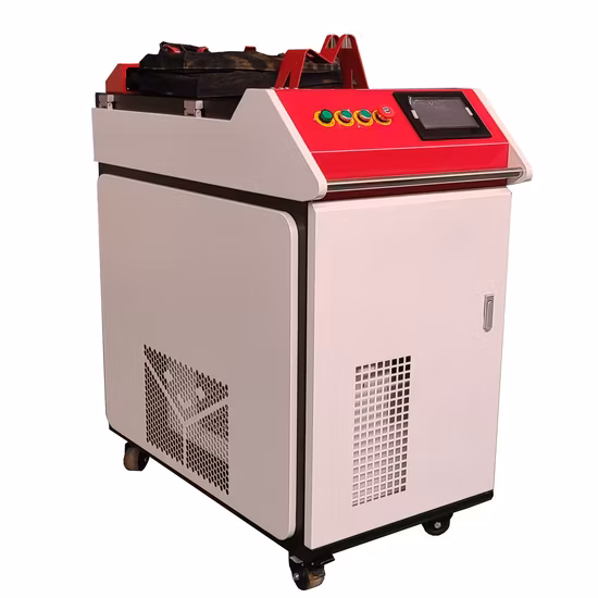 Limpiador láser de fibra de eliminación de óxido de metal portátil de mano con 200W 300W 500W 1000W 1500W 2000W 3000W para pintura de óxido