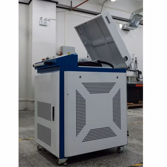 Máquina de limpieza láser continua de 1kw, 1.5kw, 2kw, Máquina de eliminación de óxido de metal, Sistema de limpieza láser