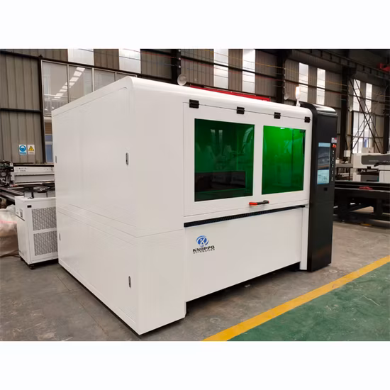 3000W 4000W de cubierta completa Máquina de corte por láser de fibra CNC Corte de chapa para la venta