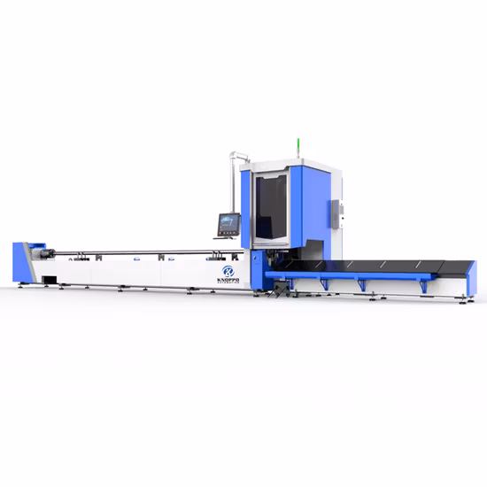 CNC del laser del cortador de los tubos de acero de los 6m los 9m el 12m/cortadora del laser de la fibra de los tubos 1000W del metal