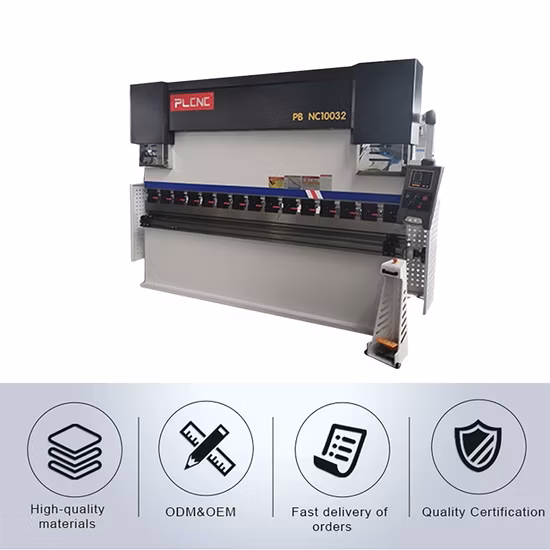 CNC Servo Hidráulico Acero Inoxidable Hierro Placa de Acero Nc Prensa Freno Dobladora Plegadora